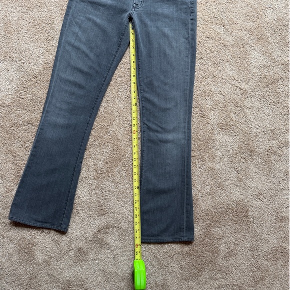 7 For All Mankind Rocker Bootcut Jeans | Charcoal Black 31 | USA Made - Picture 11 of 15